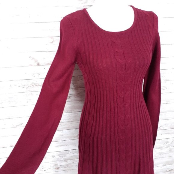 NY Collection Knit Dress PXS Ruby 210A - Picture 3 of 7